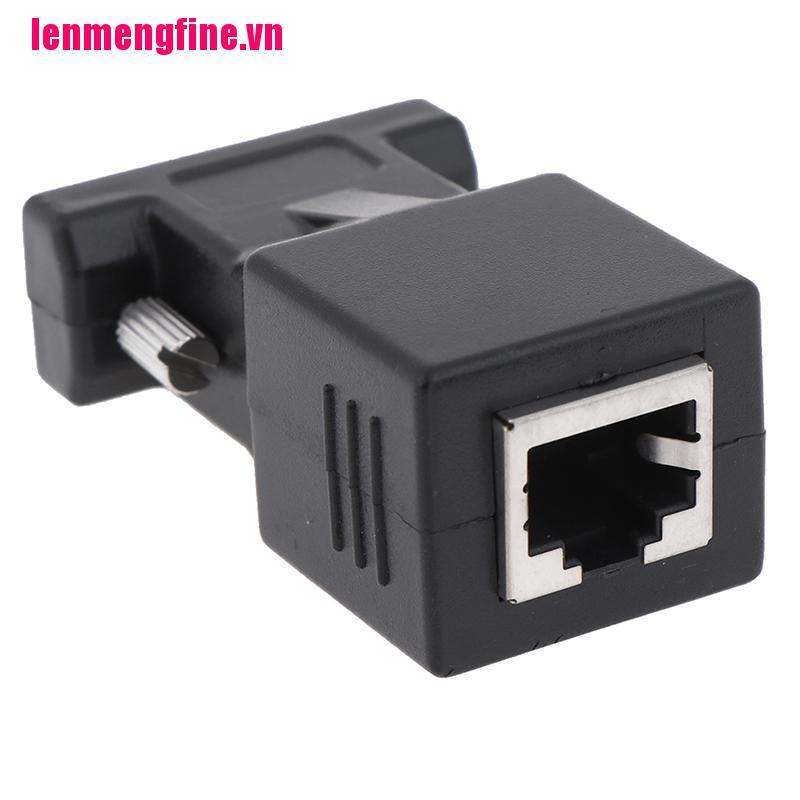 Đầu Chuyển Đổi Từ Cổng Vga Sang Rj45 15pin