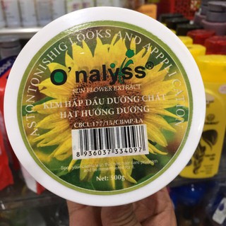 KEM HẤP DẦU DƯỠNG CHẤT HẠT HƯỚNG DƯƠNG O'NALYSS 500G