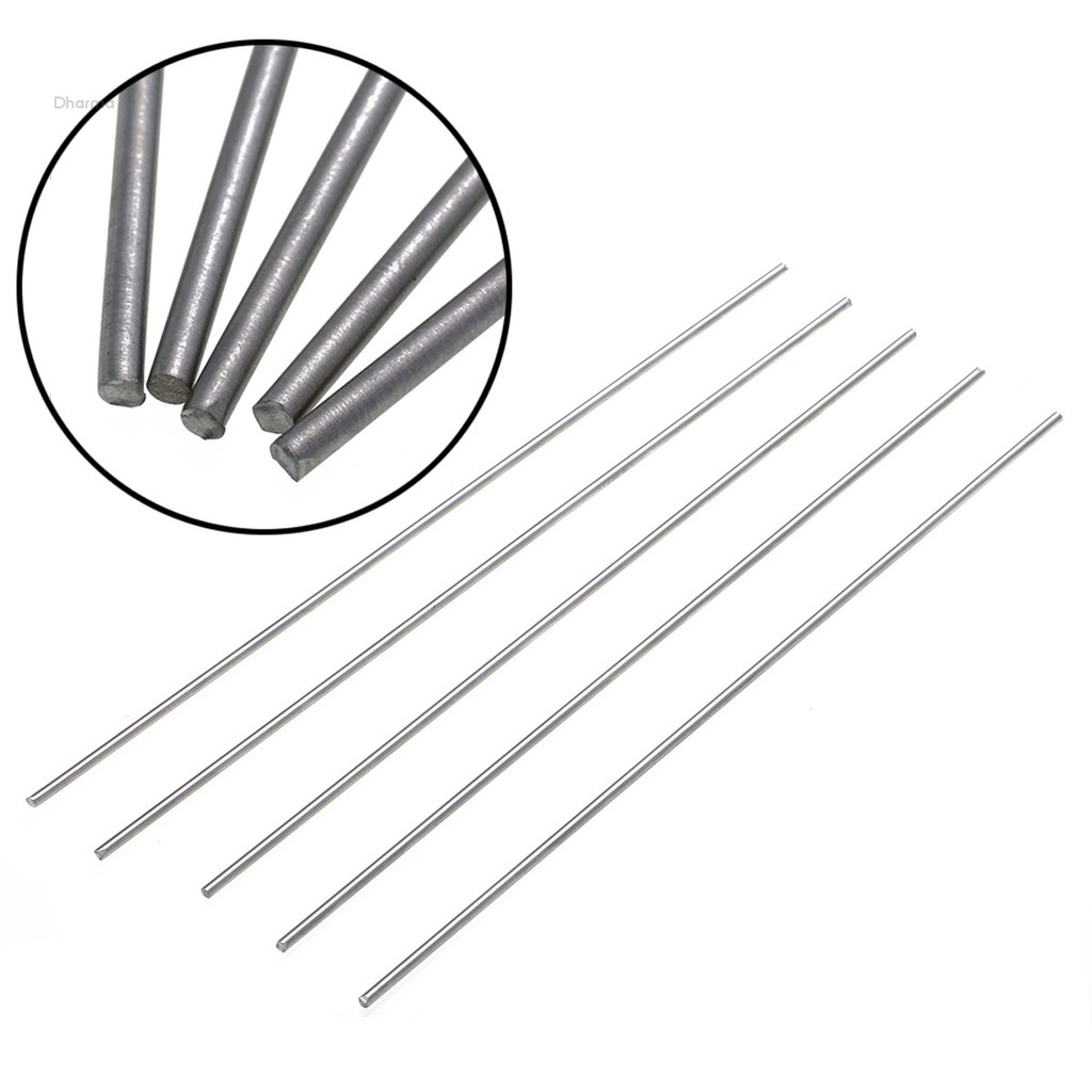 Set 5 Thanh Kim Loại Titan 5 GR5 Kích Thước 3mm * 25cm