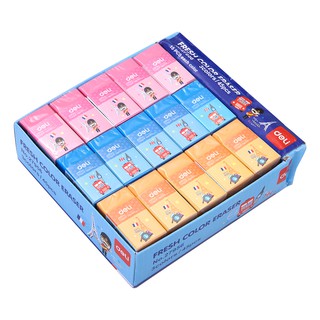 Gôm Tẩy Deli 😍FREESHIP😍 Hộp 45 Gôm Tẩy Màu Deli 27956