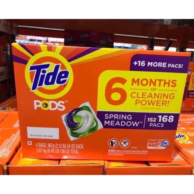 Viên giặt Tide Pods Mỹ