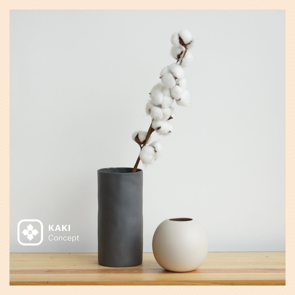 Bình gốm cắm hoa - Lọ hoa sứ KAKI Concept