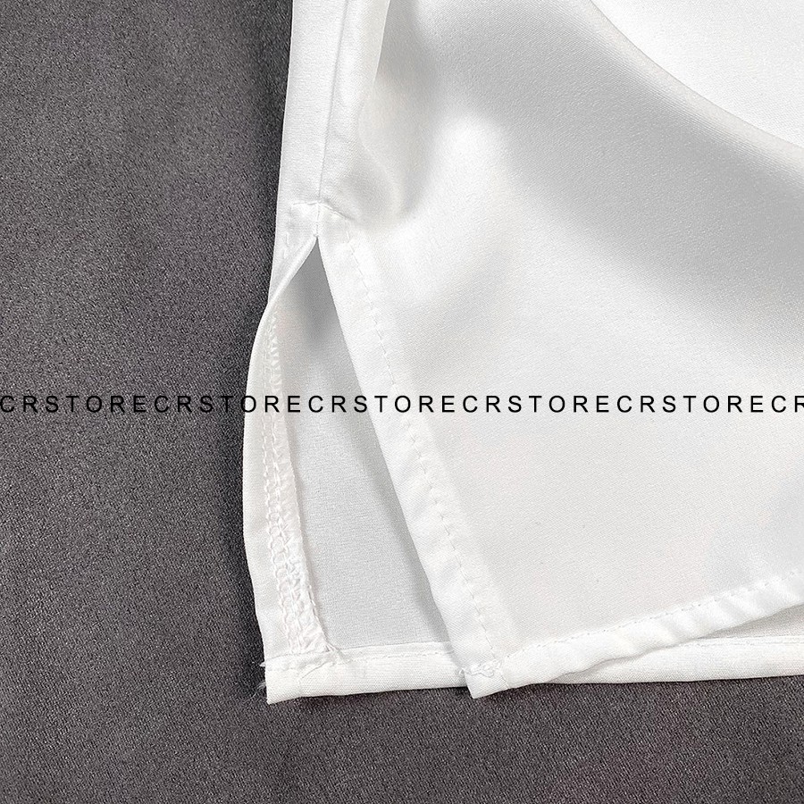 Áo sơ mi tay ngắn nam nữ URLYS form rộng sơ mi thêu hình tay lỡ cổ vest unisex ulzzang CSM620