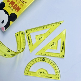 Bộ Thước Dẻo CLASSMATE 4 Món CL-RS401 (15cm)