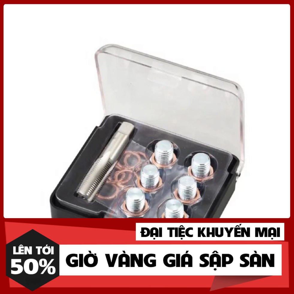 [ Dụng Cụ Số Pro ]. Bộ Taro Ren Ốc Rốn Dầu 13 x 1.5P Cho Xe Hơi