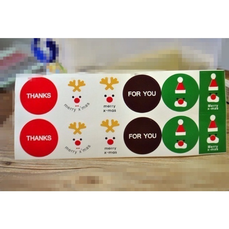 Sticker noel giáng sinh. nhiều loại
