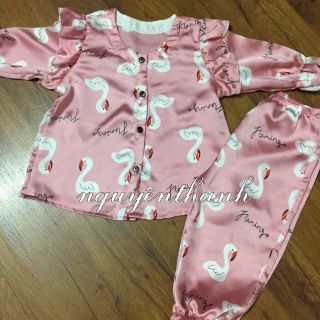 Bộ Pijama lụa trẻ em