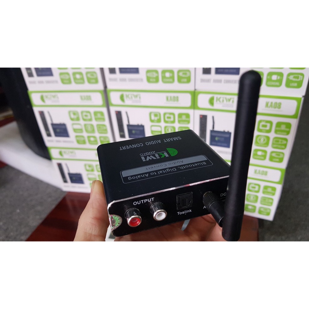 Bộ DAC chuyển đổi âm thanh Kiwi KA08 giải mã 24 bit kết nối Bluetooth