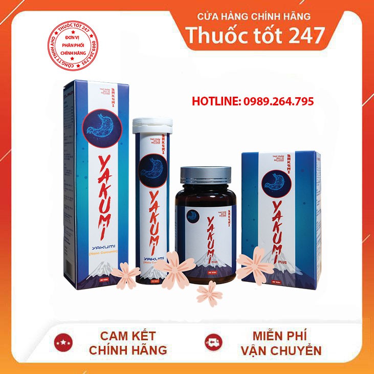 ✅(Mua 3 TẶNG 2) VIÊN SỦI DẠ DÀY Yakumi - CÔNG NGHỆ NANO LƯỢNG TỬ NHẬT BẢN-HỘP 20 VIÊN