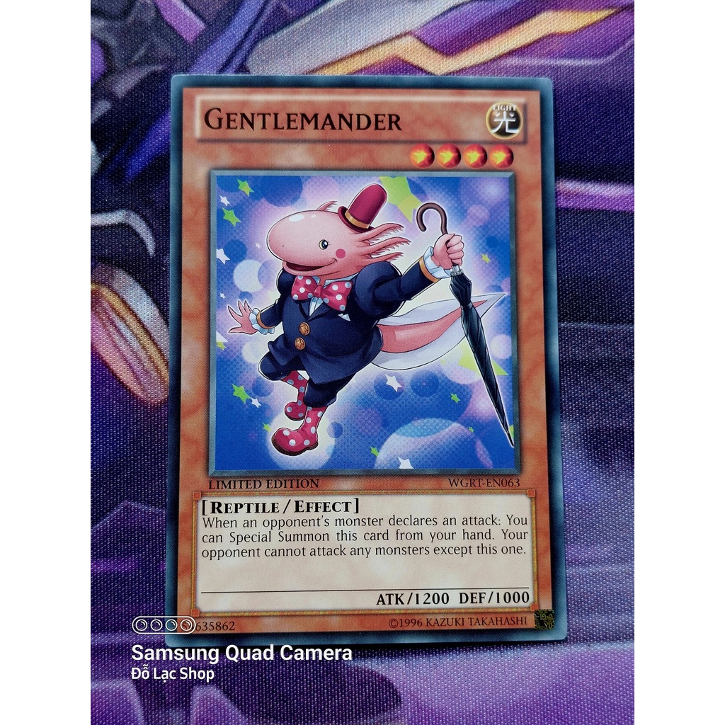 Thẻ Bài Yugioh Monster Gentlemander - WGRT-EN063 - Common Limited