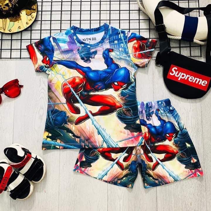 Bộ siêu nhân 3D bé trai