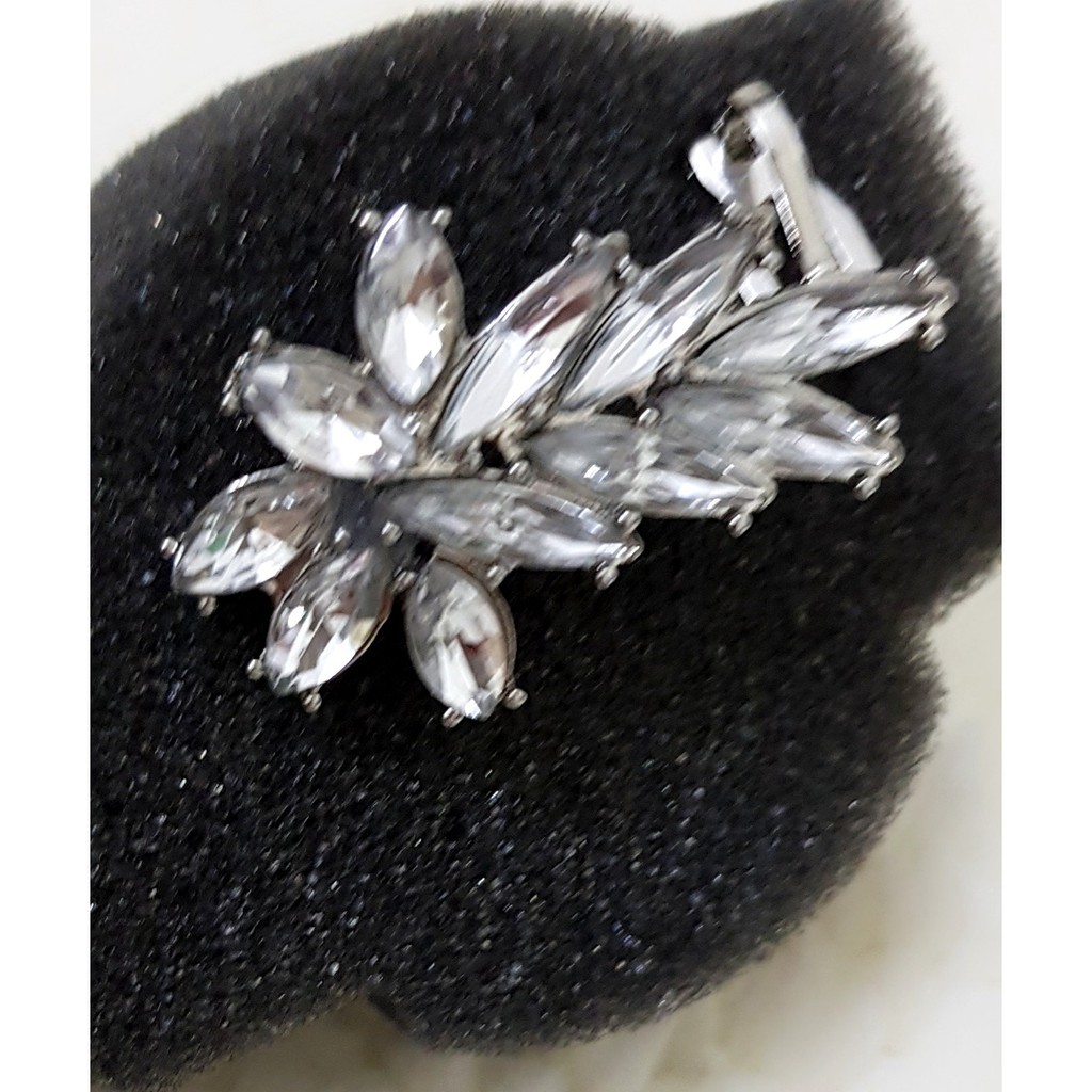 [ xả kho ] - KHUYÊN TAI E1102, BẠC S925 ĐÍNH ĐÁ CỰC STEEN