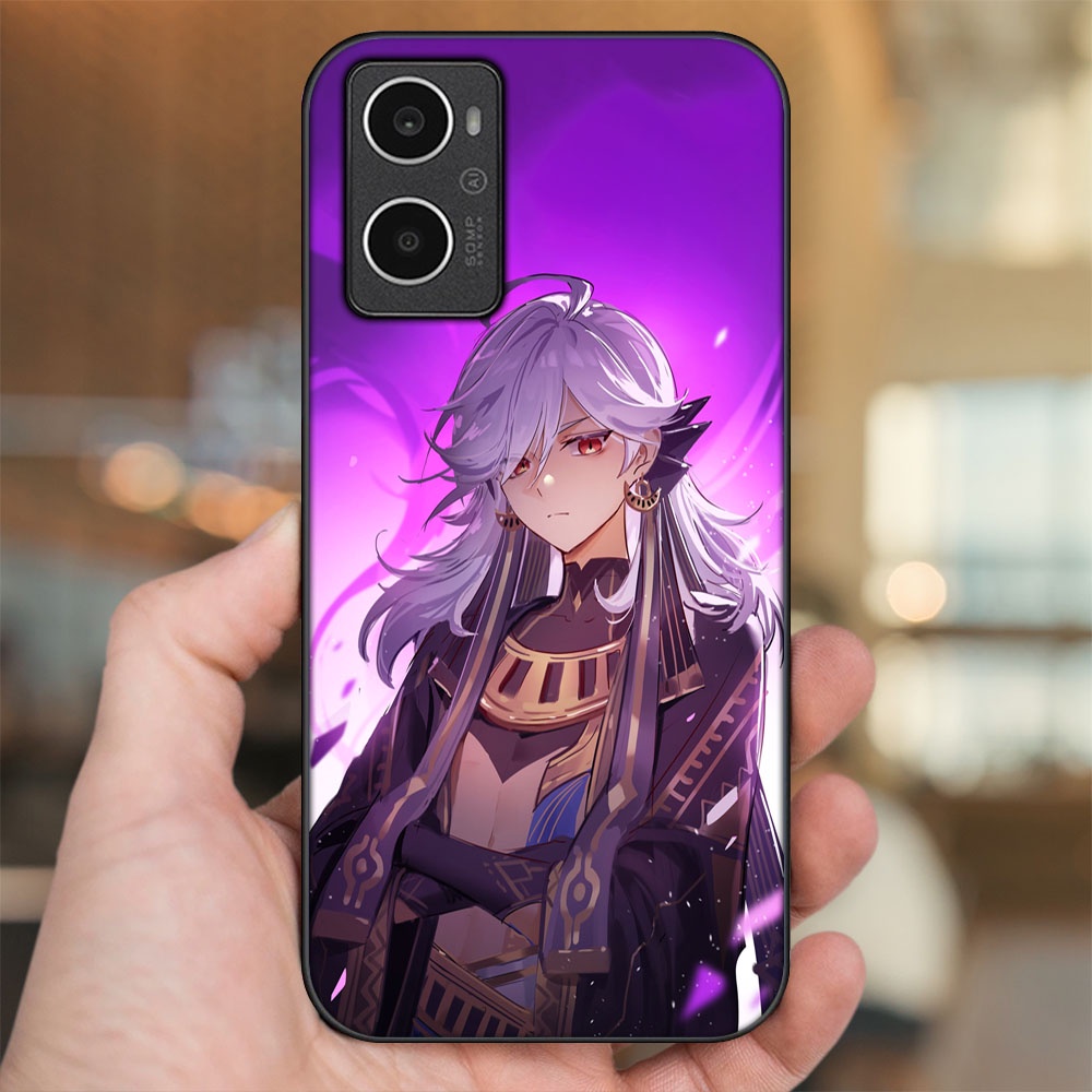 Ốp lưng Oppo A96 4G viền đen in hình Cyno Genshin Impact
