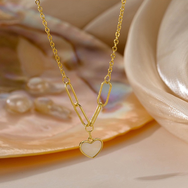 Vòng cổ mặt hình trái tim thời trang Hàn Quốc