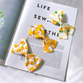 Kẹp tóc nơ họa tiết hoạt hình đáng yêu