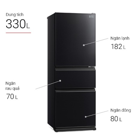 CGX41EN-GBK - Tủ Lạnh Inveter Mitsubishi MR-CGX41EN-GBK-V