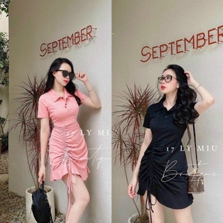 Đầm polo rút eo bigsize Kim Ngân từ 50kg đến 100kg (M/L/XL/XXL)