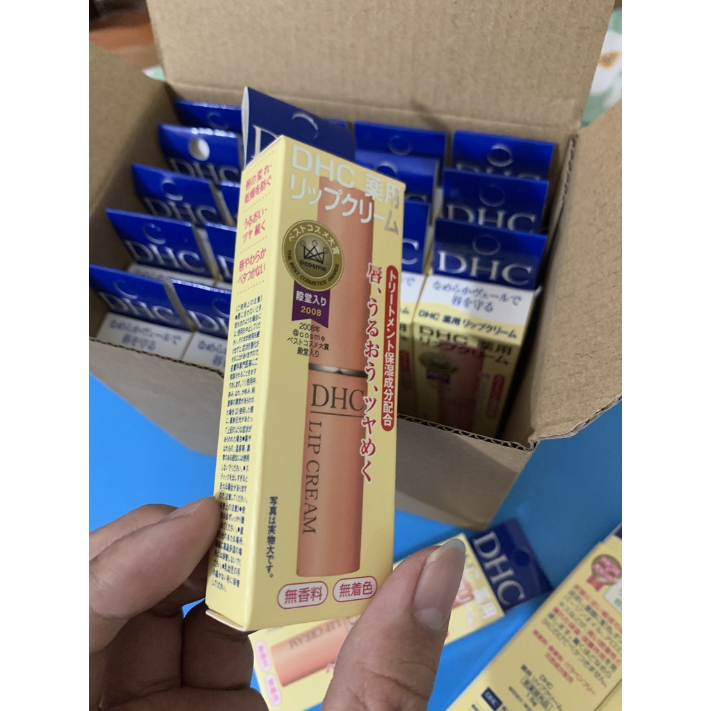 Son dưỡng môi dhc lip cream 1,5g không màu son dưỡng môi trị thâm tự nhiên dưỡng ẩm và mềm mại NMS27