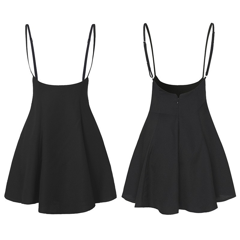 Váy yếm lưng cao phong cách vintage cho nữ | BigBuy360 - bigbuy360.vn