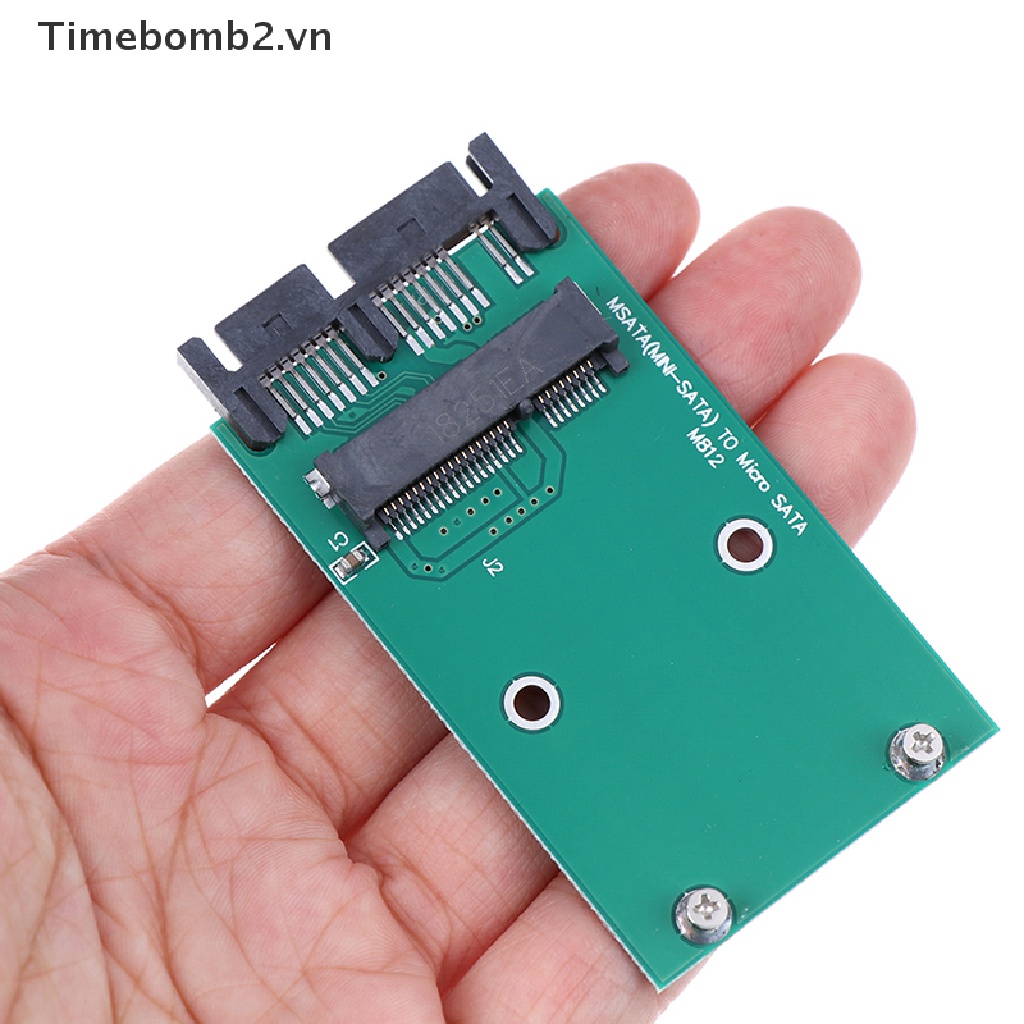 Set 2 thẻ chuyển đổi 1 cái Mini PCI-e PCI-e MSATA 3x5cm SSD sang 1.8" Micro SATA chuyên dụng | BigBuy360 - bigbuy360.vn