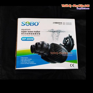 Máy tạo dòng nước, làm sạch chất bẩn trong hồ Sobo-WP 800 (25W - 20.000L/H) loại 2 cánh, siêu bền