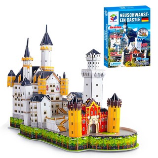 Mô Hình Giấy 3D Magic Puzzle: Lâu Đài Neuschwanstein G168-9 [109 Chi Tiết]