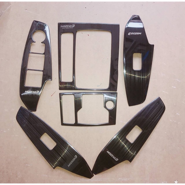 Ốp Nội thất xe Mazda3 Mazda 3 2017 2018 2019 Titan Titanium vân kẻ