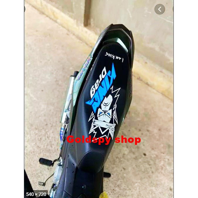 Vỏ yên King Drag - Bọc yên xe số Wave, Sirius, Future, Jupiter, Exciter, Winner... (giá 1 cái)