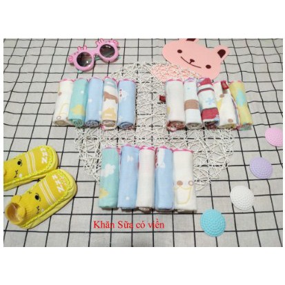 Set 5 khăn sữa rửa măt Lee kid cho bé -100 % cottoon