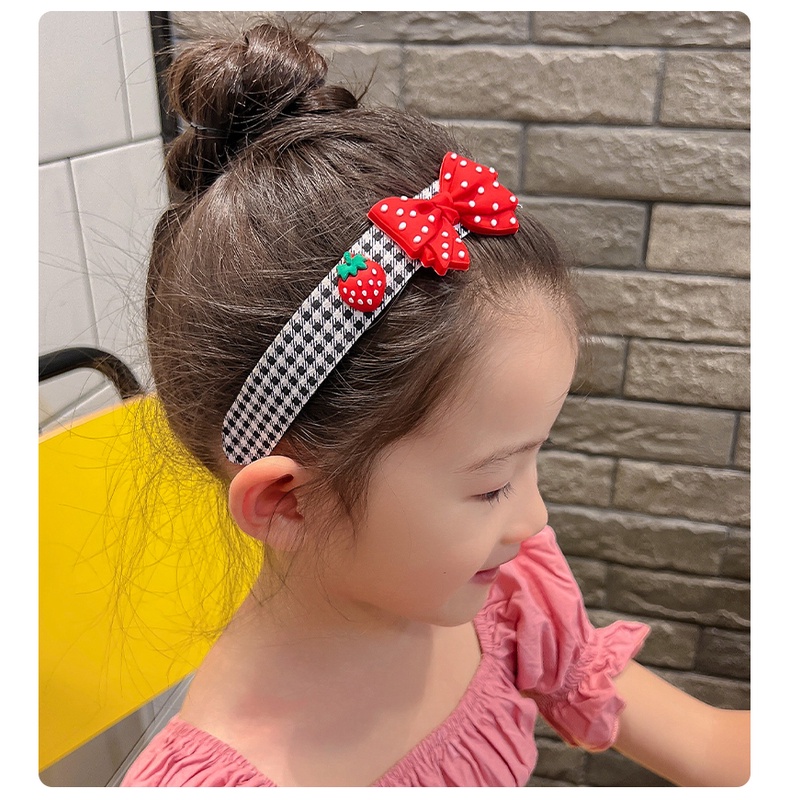 Bờm tóc cho bé gái băng đô dán tóc mái cố định chống gãy tóc phong cách Hàn Quốc dễ thương cho bé mã B02