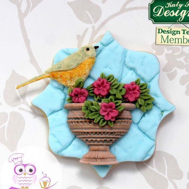 Khuôn fondant silicon chim/hoa/bướm