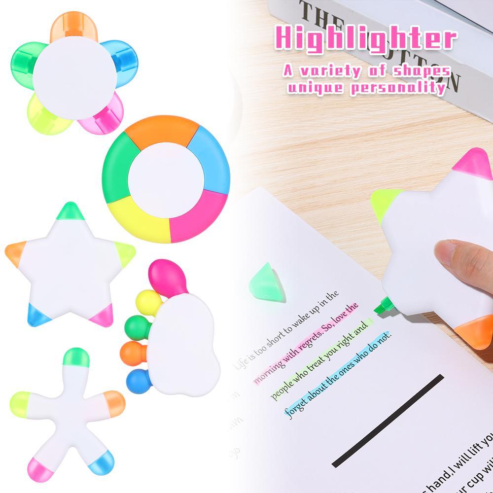 Bút Bắt Sáng 5 Trong 1 Nhỏ Gọn Màu Sắc Thời Trang