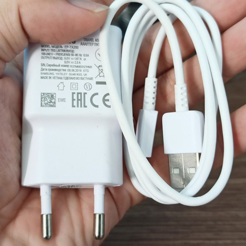 [FREE SHIP] Sạc Nhanh Sam Sung, Củ Sạc Nhanh 2A Samsung Zin Chính Hãng, Cổng (Micro USB) Dùng Cho Điện Thoại Androi