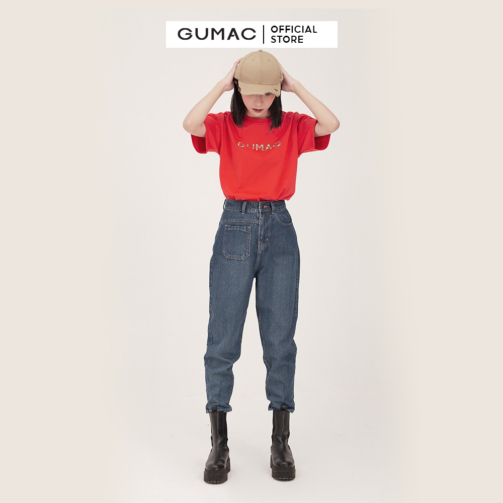 Áo thun nữ in chữ Gumac form basic trẻ trung, thời trang unisex ATB388 | BigBuy360 - bigbuy360.vn