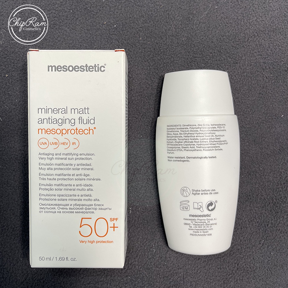 Kem chống nắng Mesoestetic chống lão hóa spf 50 50ml