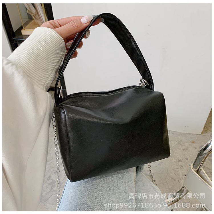 Túi Đeo Vai Màu Trơn Thiết Kế Đơn Giản Thời Trang Cho Nữ