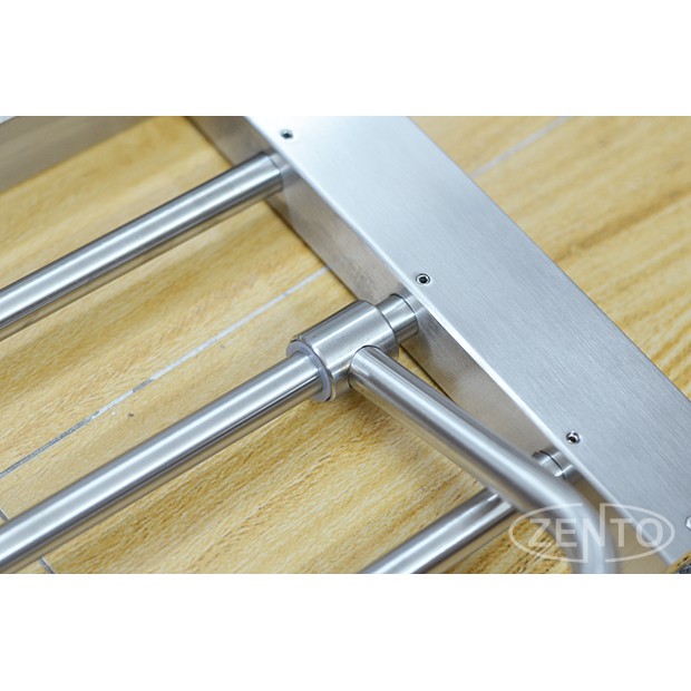 Giá để đồ kết hợp treo khăn inox304 ZENTO HC4812