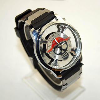 đồng hồ quartz mặt hình thuyền trưởng trong one piece