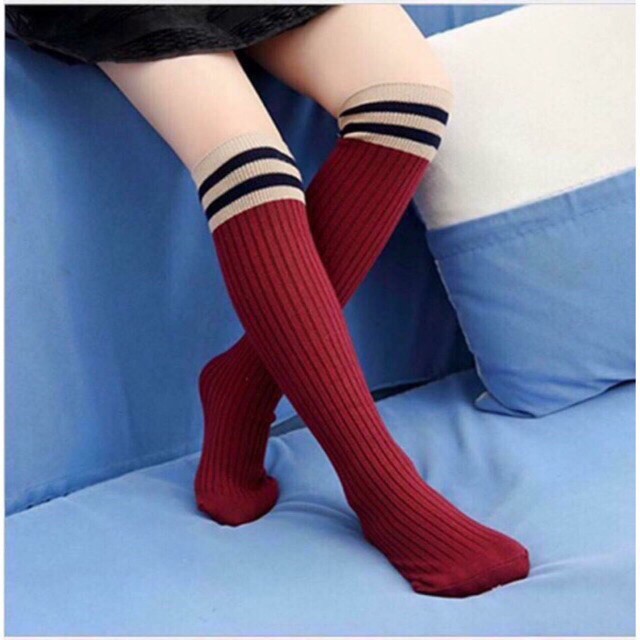 [HOT] Combo 2 đôi tất đùi gối tất nhún đa năng siêu xinh cho bé 4 -7,8 tuổi   BC_CHIC LINGERIE