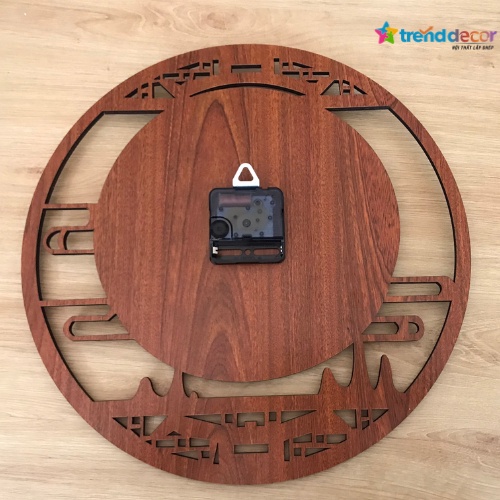 Đồng Hồ Gỗ Decor Đồng Hồ Treo Tường Phong Cách Truyền Thống Trang Trí Nhà Cửa Nội Thất