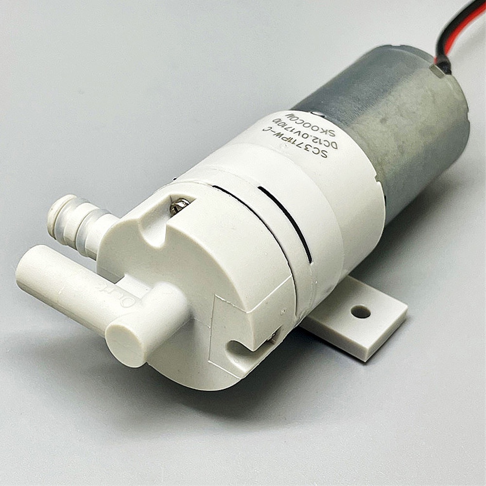 Máy Bơm Nước Diaphragm Mini 370 DC 12V 0.7L / Phút Tự Khử Trùng Tiện Dụng