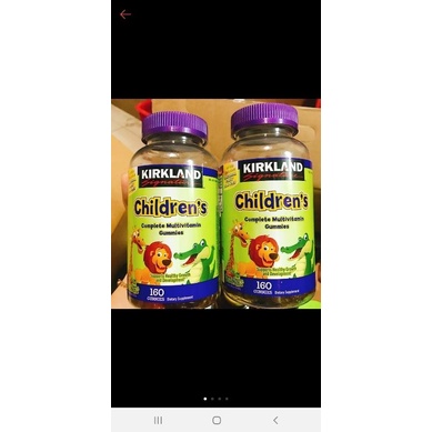 Date Mới kẹo Dẻo Gấu Kirkland 160 viên Gummies