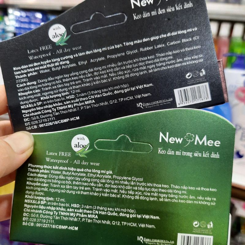 Keo dán mi giả Dark lash Adhesive( 2 Loại keo đen và keo trắng)