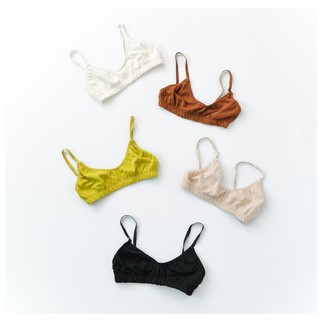 [gwilee] easy bralette - áo bralette mùa hè lưng chun
