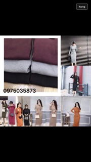 ĐẦM BODY TAY DÀI CỔ TRÒN