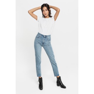 TheBlueTshirt - Modern Crop Light Wash - Quần Jeans Ống Vừa Xanh Nhạt