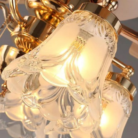 Quạt Trần 5 Bóng Hiện Đại công suất 90w, cho phòng khách, phòng ăn, nhà hàng khách sạn