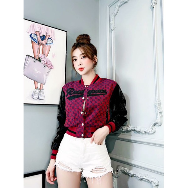 Áo khoác xà cừ cá tính loại 1 QC ( hình thật )