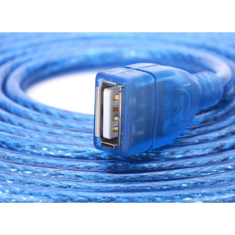 [GIÁ HỦY DIỆT]-Dây Cáp Nối Dài Usb Bọc chống nhiễu 1.5m- 3m- 5m- 10M Xanh/Xám [ngẫu nhiên] | BigBuy360 - bigbuy360.vn