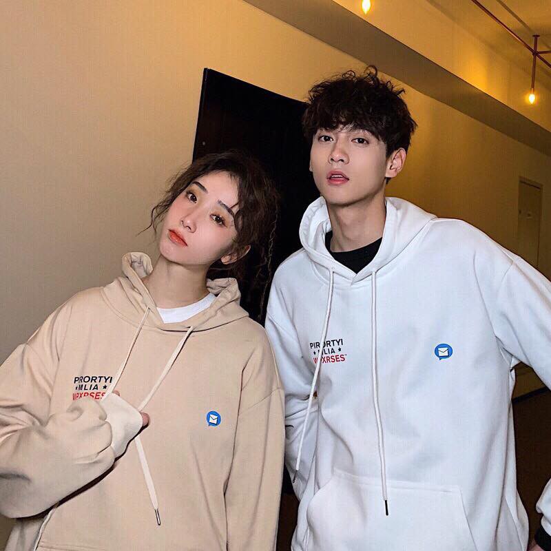 Áo hoodie cặp nam nữ⚡FREESHIP⚡nĩ ngoại cao cấp form rộng tay dài có mũ ấm áp